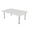 Skutchi Designs 45.25 in W, 71.5 in L, 29 in H, Engineered Wood Top, White HAR-AREC-46X72-PT-WC - alternate 1